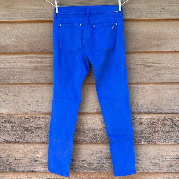 DL1961 Emma Leggings Ocean Blue Skinny Jeans Size 28 - Picture 3 of 13